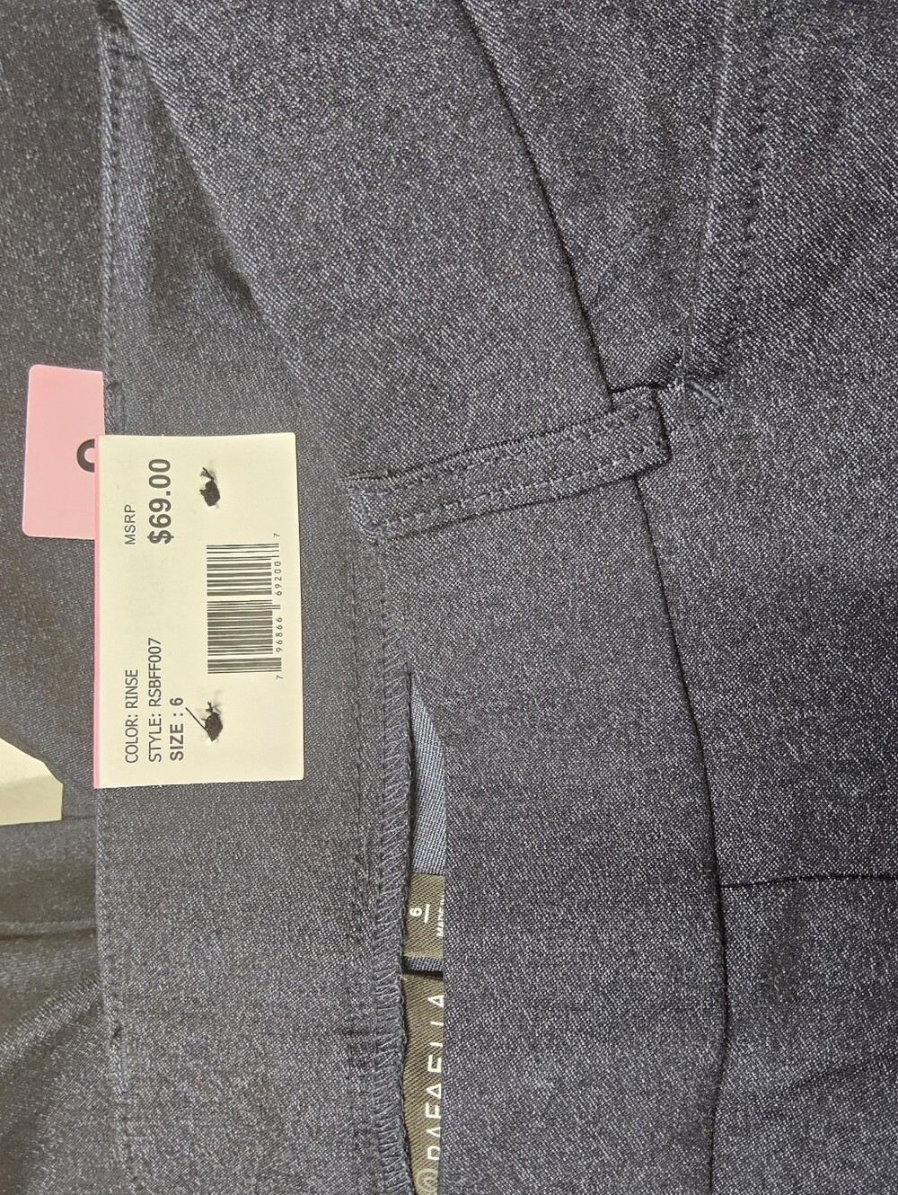 NWOT Rafaella Size 6 Navy Stretch Dress Pants - Picture 6 of 6